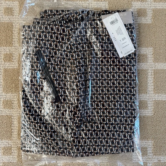 NWT Chicos So Slimming Juliet Geo Links Ankle Pant Black Tan Size 1.5R (US 10) - Picture 4 of 5